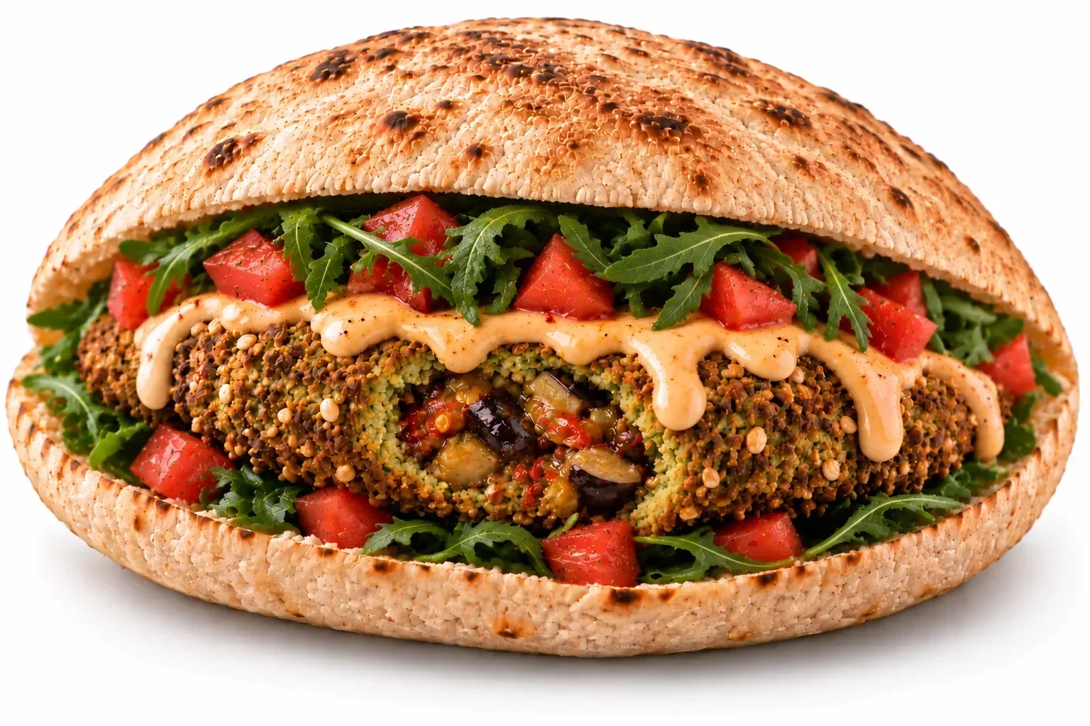 Eggplant Taameya (Sandwich)