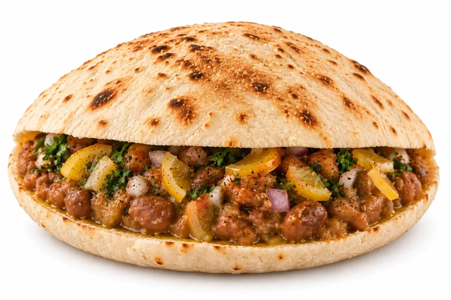 Foul with Pickled Lemon (Sandwich)