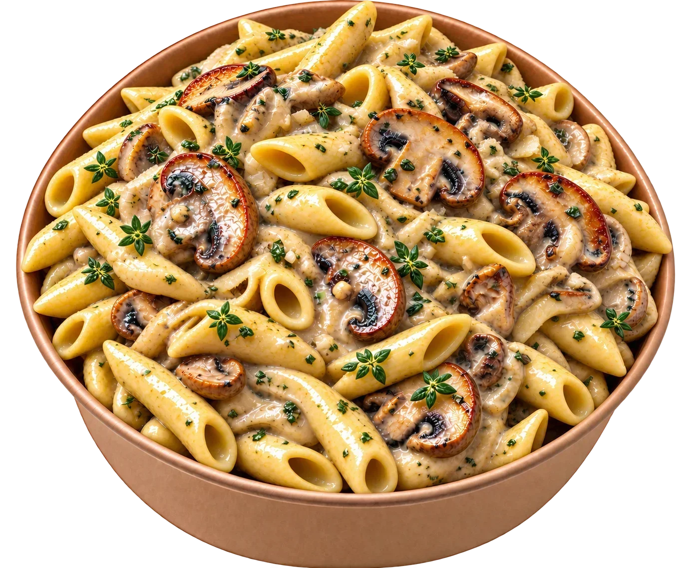 Mushroom Cream Pasta