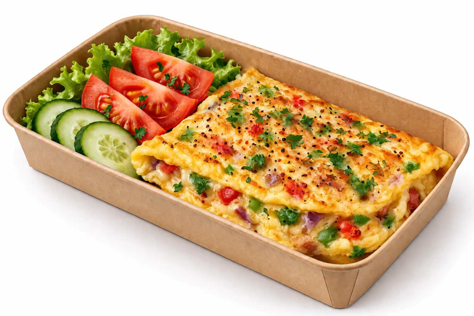 Vegetable Omelette (Plate)