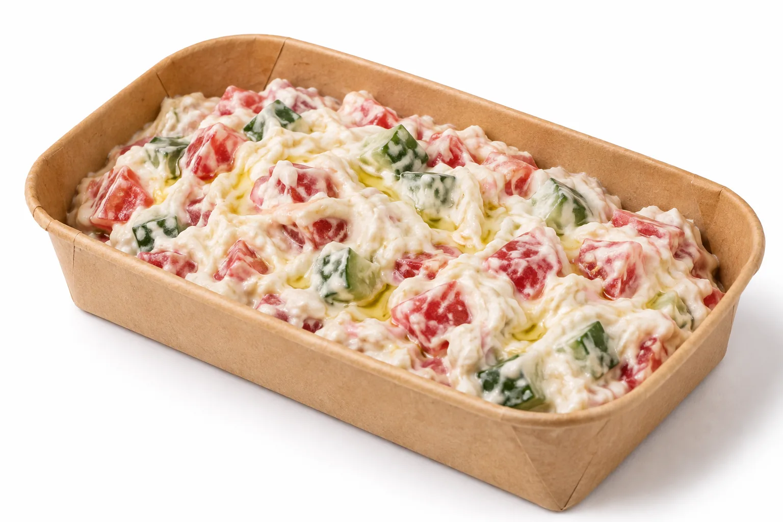 White Cheese with Tomatoes (Plate)
