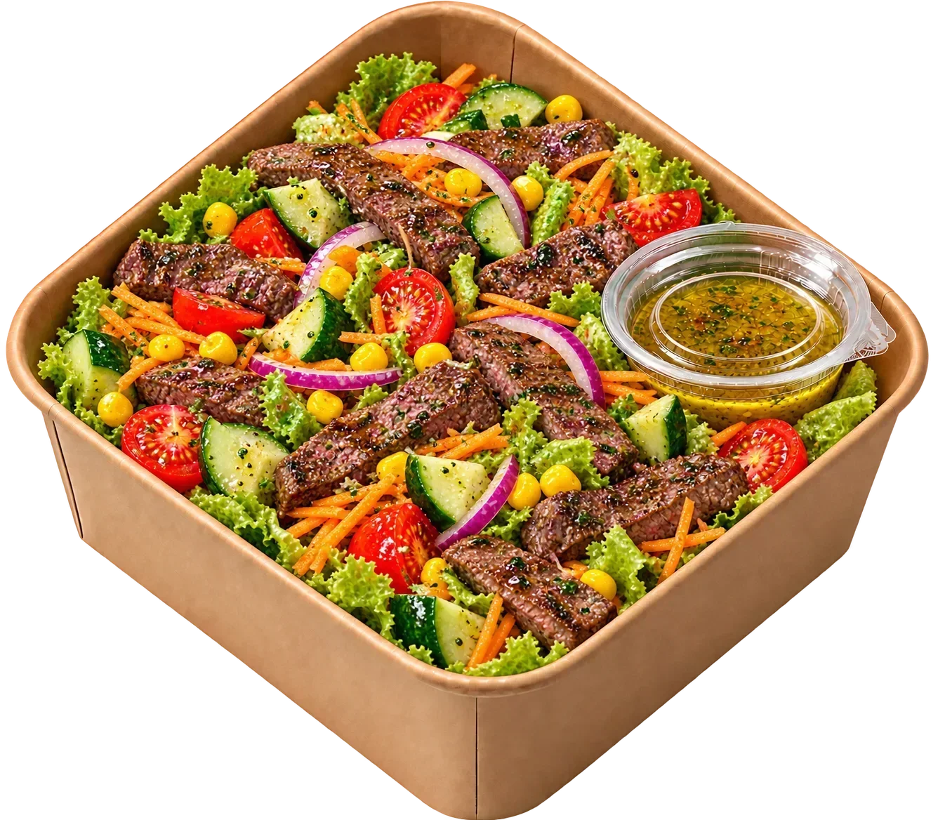 Grilled Beef Garden Salad