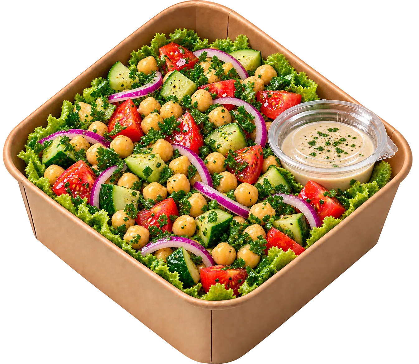 Chickpea Garden Salad