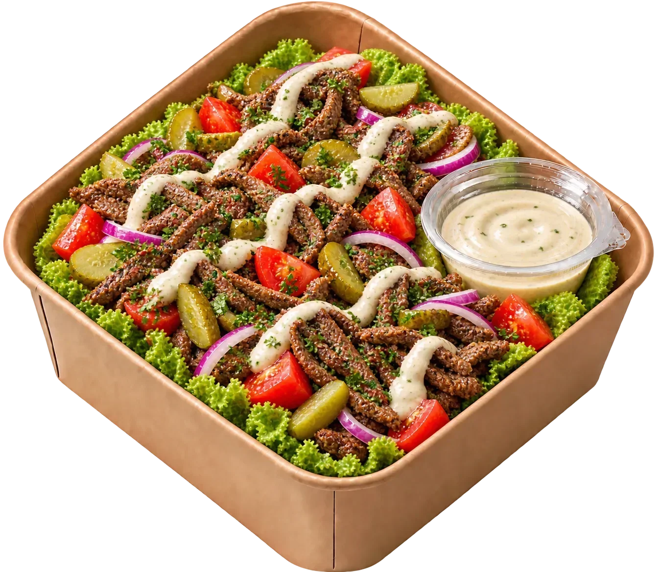 Beef Shawarma Salad