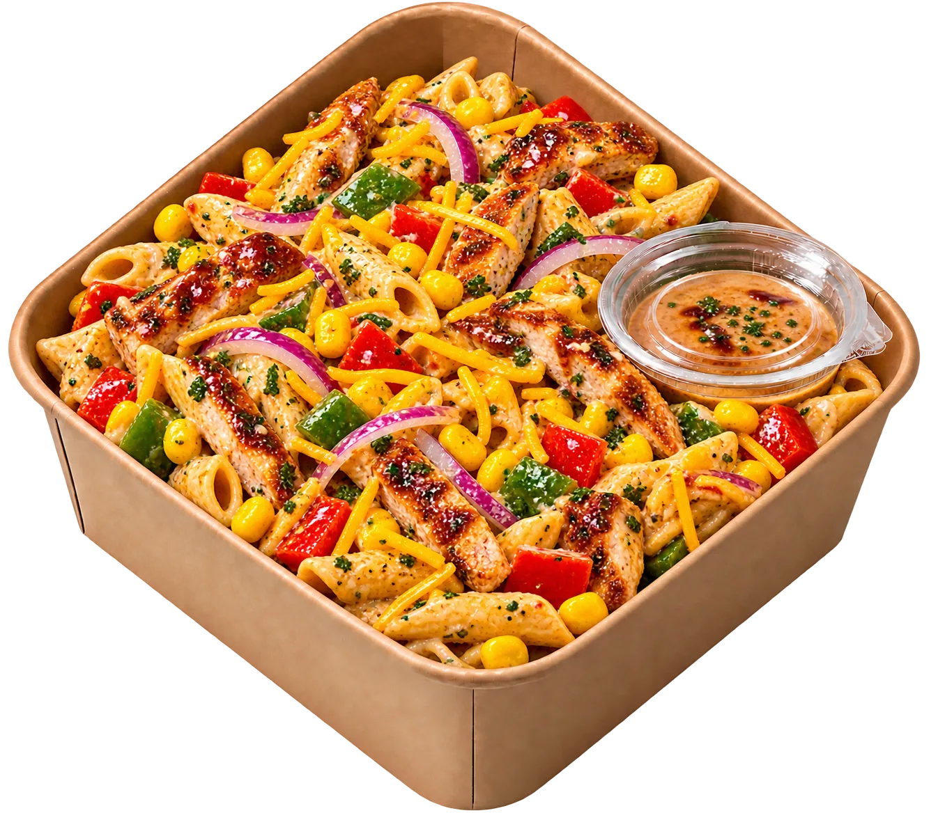 BBQ Chicken Pasta Salad