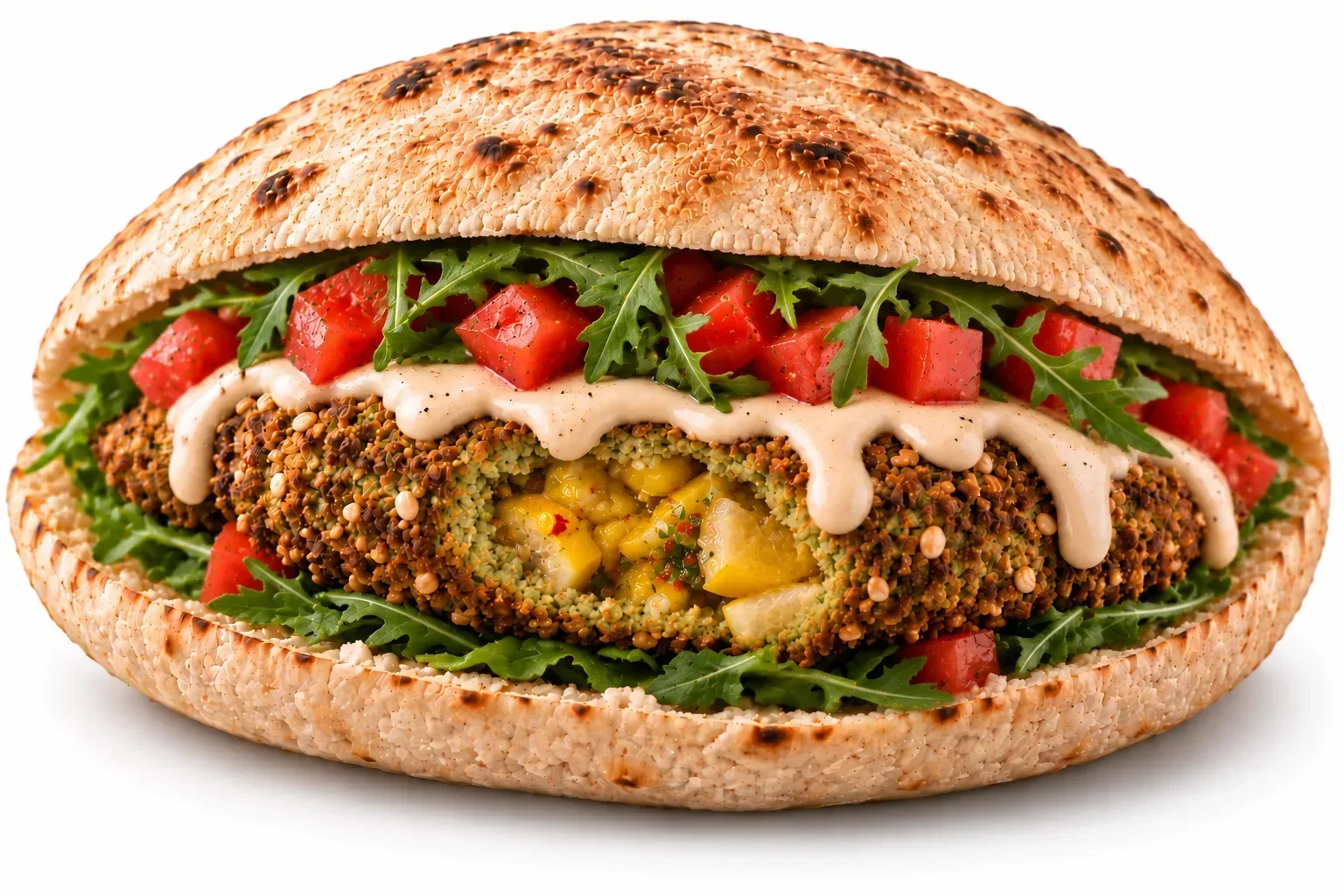Pickled Lemon Taameya (Sandwich)